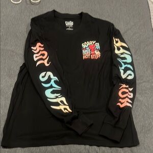 Scary Hot Stuff Black Long Sleeve Tee